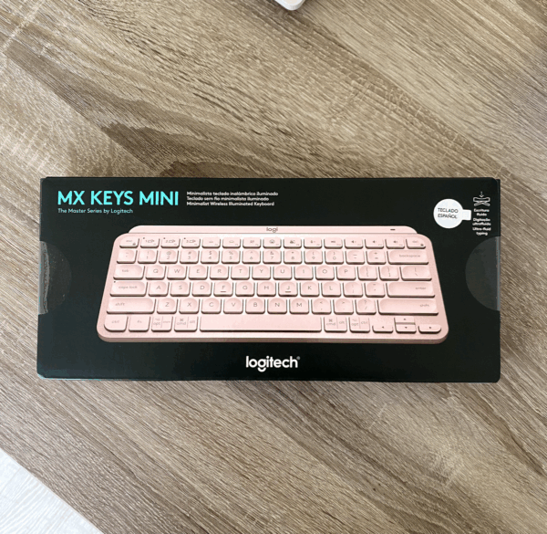 Logitech MX Keys Mini Minimalist Wireless Illuminated Keyboard Pale Gray (920-010500)