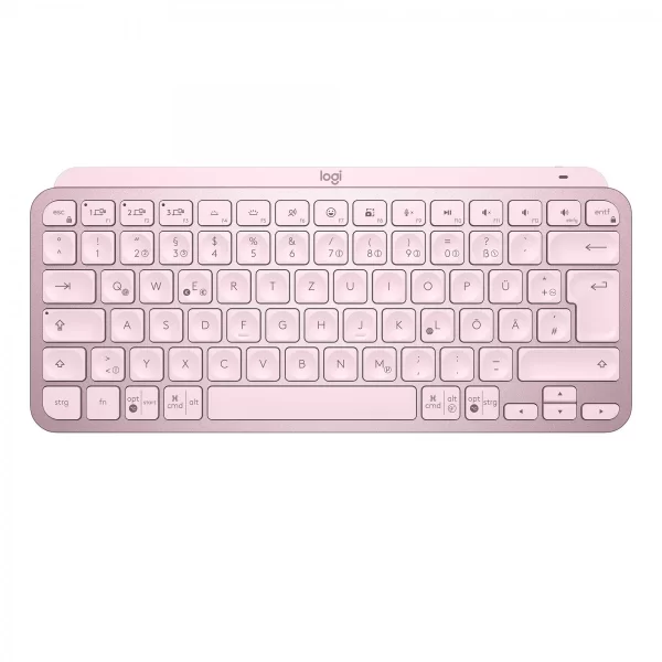 Logitech MX Keys Mini Minimalist Wireless Illuminated Keyboard Pale Gray (920-010500) - Image 2