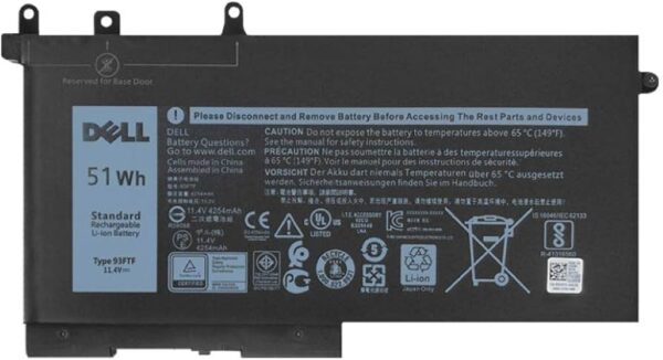 Dell 93FTF Laptop Battery Compatible with Dell Precision 15 3520 3530