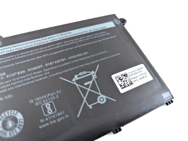 Dell Latitude 5330 5530 7330 7430 7530 4-Cell 58WHR Battery (FK0VR) - Image 2