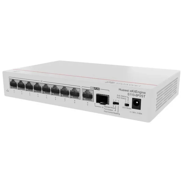Huawei eKitEngine S110 Series S110-8P2ST Switch (S110-8P2ST) - Image 2