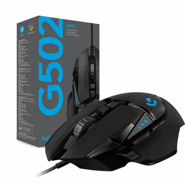Logitech G502 Hero High Performance Gaming Mouse (910-005471)