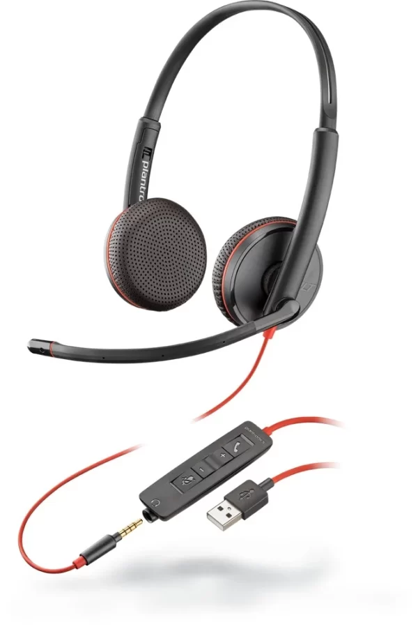 HP Plantronics BlackWire C3225 Headsets