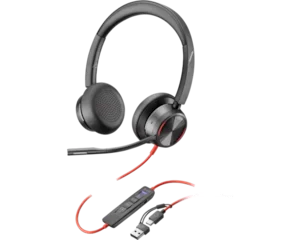 HP Poly/Plantronics Blackwire 3325 Stereo Microsoft Teams Certified USB-C Headset
