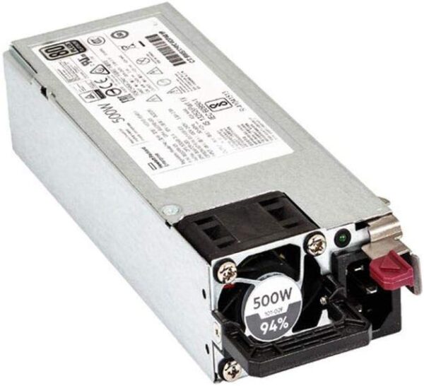 HPE 500W Flex Slot Platinum Hot Plug Low Halogen Power Supply Kit(865408-B21)