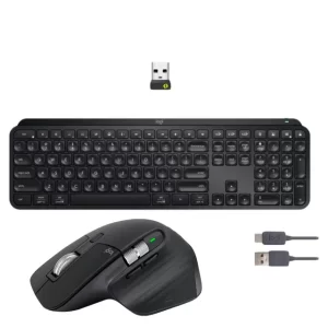 Logitech MX Keys S Wireless Keyboard Graphite + Logitech Mx Master 3s
