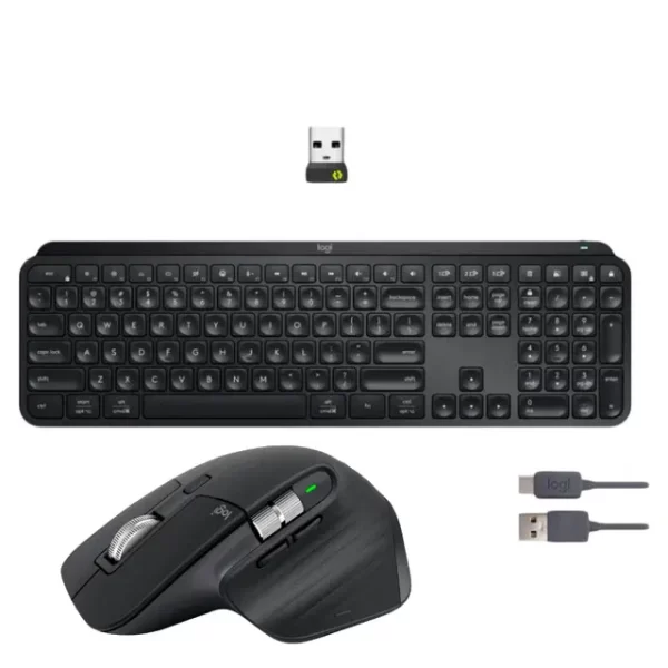 Logitech MX Keys S Wireless Keyboard Graphite + Logitech Mx Master 3s