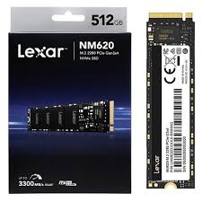 Lexar 512GB SSD High Speed M.2 NVMe (LNM620X512G-RNNNG)