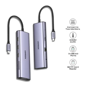 Ugreen USB-C 10 in 1 Multifunction Adapter UG-15601 (CM498)