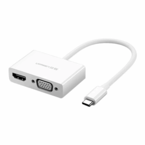 Ugreen USB-C to HDMI + VGA Converter White (MM123 30843)