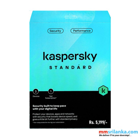 Kaspersky Standard Antivirus 5 Devices 1 Year (KL1041Q5EFS)
