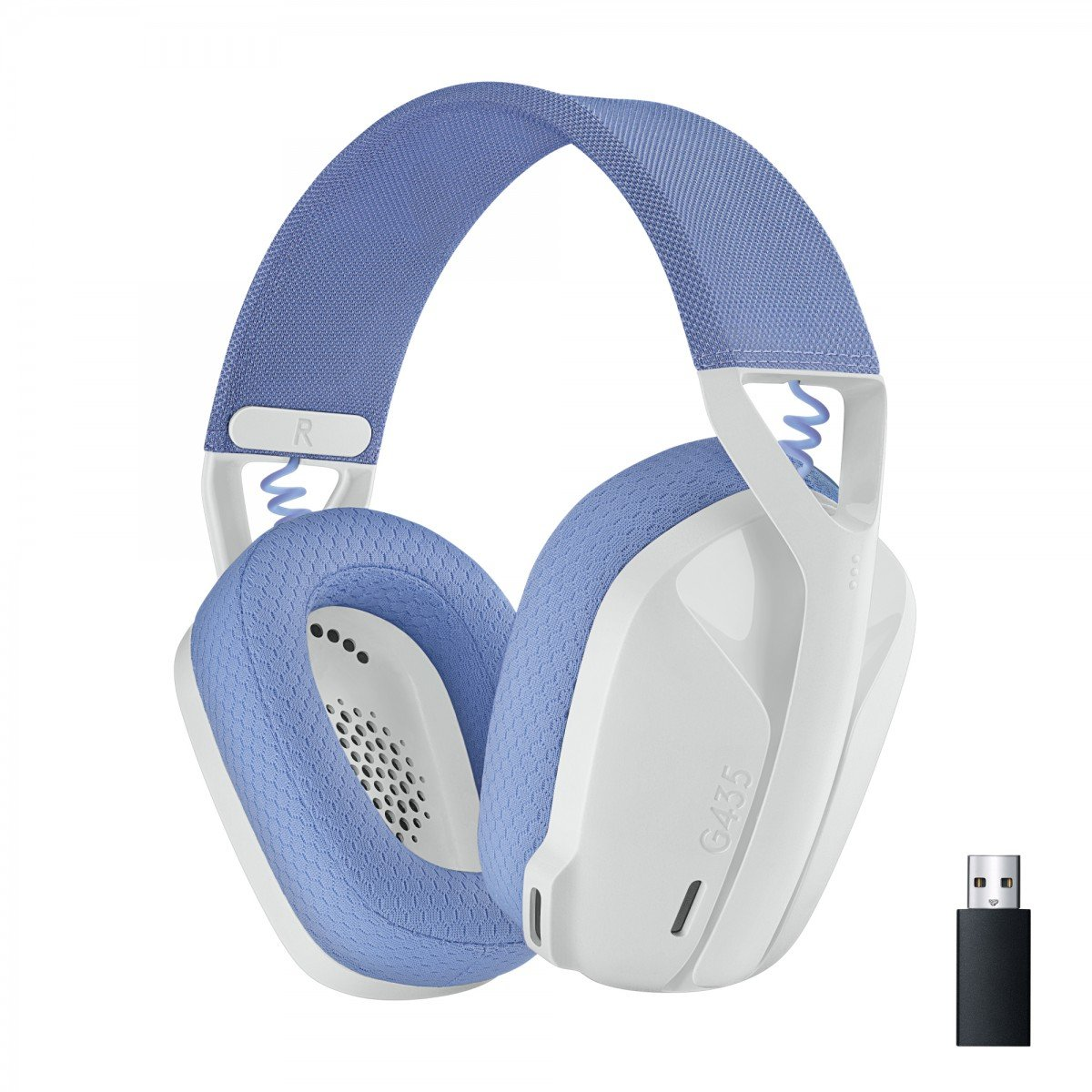 Logitech G435 Lightspeed Wireless Gaming Headset White (981-001074)